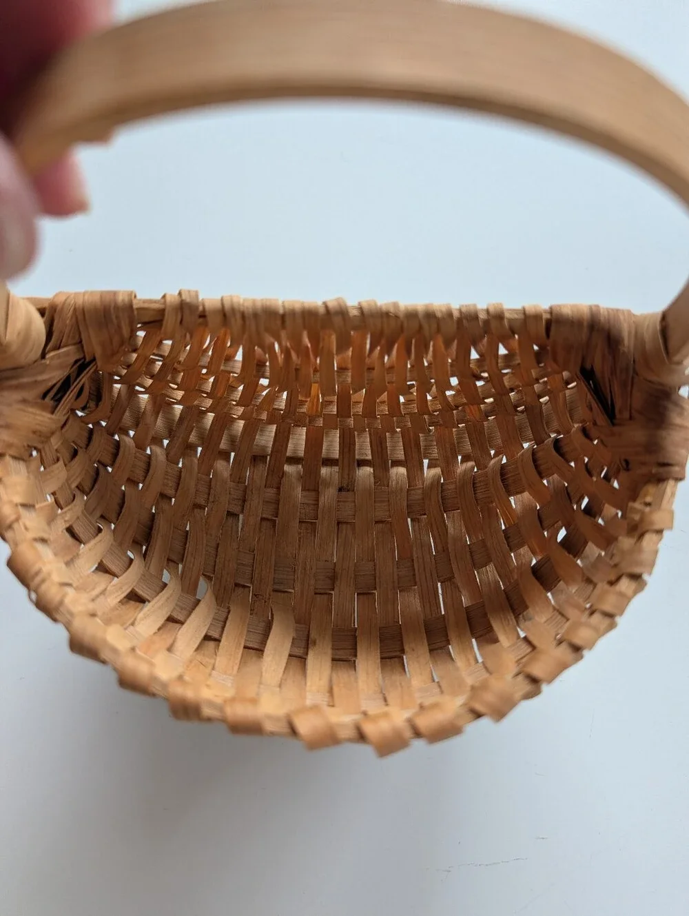Handwoven Vintage Wall Pocket Hanging Basket
